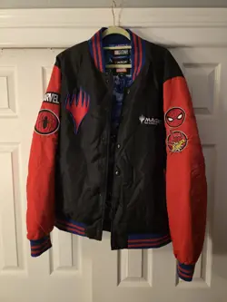 2025 MagicCon Atlanta RSVLTS Spider-Man x Magic MTG Jacket Size X-Large - Image 1