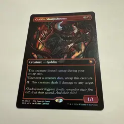 Goblin Sharpshooter FOIL Borderless 136 Special Guests SPG ECL MTG Unplayed Mint - Image 3