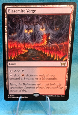 x1 Blazemire Verge Duskmourn: House of Horror Regular - #256 - Image 1