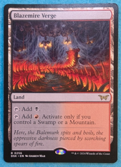 x1 Blazemire Verge Duskmourn: House of Horror Regular - #256 - Image 2