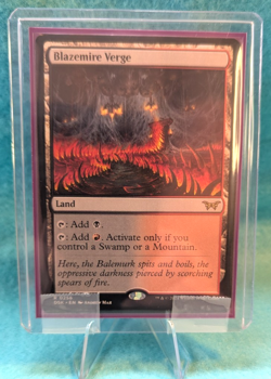 x1 Blazemire Verge Duskmourn: House of Horror Regular - #256 - Image 4