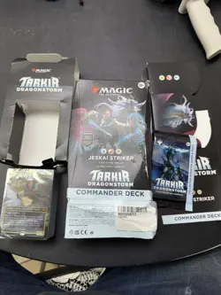 Magic The Gathering Dragonstorm Commander Deck - Jeskai Striker OPEN BOX - Image 2
