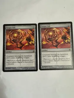 Magic The Gathering Torpor Orb 162/175 (New Phyrexia) x2 - Image 1
