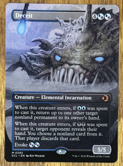 MTG: Lorwyn Eclipsed, Deceit - Borderless - Image 1