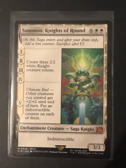 MTG Summon Knights of the Round M 0036 Mythic Final Fantasy Rare - Image 1