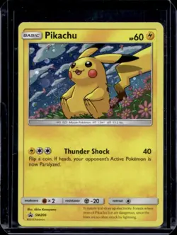 2016-19 Pokemon SM Black Star Promos Pikachu Holo #SM206 - Image 1