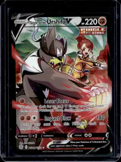 2022 Pokemon Brilliant Stars Single Strike Urshifu V Trainer Gallery #TG18/TG30 - Image 1