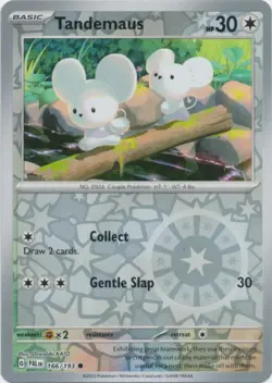 x4 Tandemaus - 166/193 - Common - Reverse Holo Pokemon SV02 Paldea Evolved M/NM - Image 1