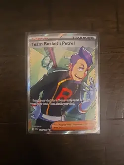 Pokemon TCG Team Rockets Petrel 226/182 Destined Rivals Full Art NM - Image 1