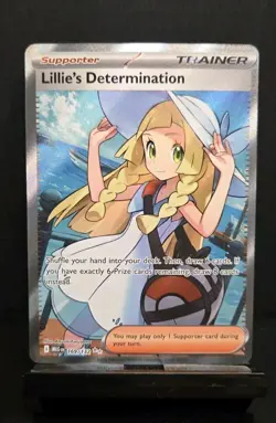 Pokemon Lillie's Determination Ultra Rare ME01: Mega Evolution 169/132 NM - Image 1