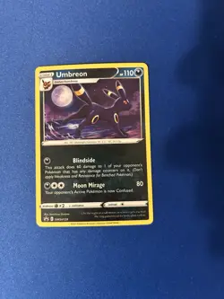 Umbreon Holo Rare Black Star Promo #SWSH129 Pokemon Sword & Shield - Image 1