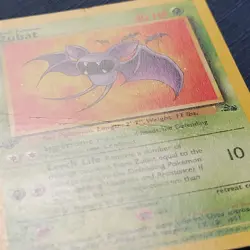 Pokemon Zubat 57/62 Fossil 1st Edition Regular MP/HP *FREE SHIPPING* - Image 4