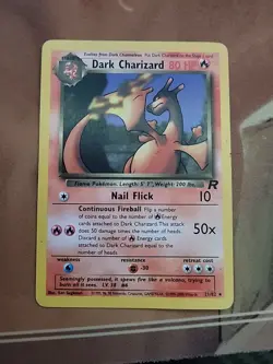 Pokemon Dark Charizard 1st Edition TCG 21/82 Non-Holo Rare Mp - Image 1