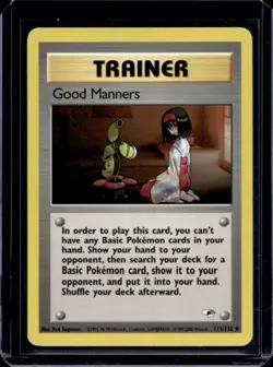 2000 Pokemon Gym Heroes Good Manners #111/132 - Image 1