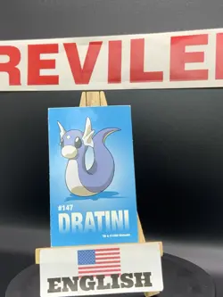 Dratini #147 Sandylion Sticker 1999 Pokemon NM/M 1999 Nintendo - Image 1