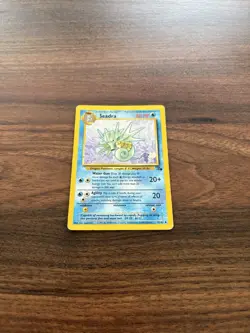 Pokemon TCG Seadra Fossil 42/62 Regular Unlimited Uncommon LP - Image 2