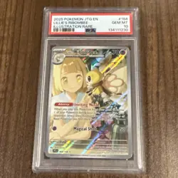 Pokemon Lillie's Ribombee 164/159 Journey Together Illustration Rare Holo PSA 10 - Image 1