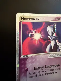 Mewtwo ex 101/109 Pokemon TCG Ruby and Sapphire Holo MP - Image 3