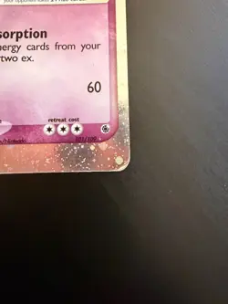 Mewtwo ex 101/109 Pokemon TCG Ruby and Sapphire Holo MP - Image 4