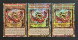 2025 YUGIOH MP25 1ST ED STARLIGHT RARE LEGENDARY FIRE KING PONIX X3 NM - Image 1