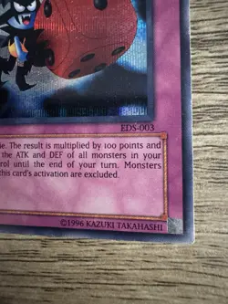 Yu-Gi-Oh! TCG Skull Dice EDS-003 Secret Rare Prismatic Lightly Played - Image 5