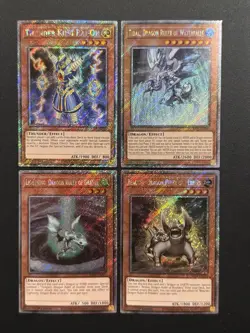 2024 YUGIOH RA03 1ST ED PLATINUM SECRET RARE TIDAL DRAGON RULER NM BONUS SET - Image 1