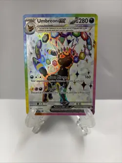 2025 POKEMON SVP EN-SV BLACK STAR PROMO 176 UMBREON EX PRISMATIC EVOLUTIONS - Image 1