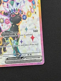 2025 POKEMON SVP EN-SV BLACK STAR PROMO 176 UMBREON EX PRISMATIC EVOLUTIONS - Image 5