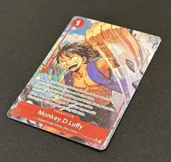One Piece TCG OP14-013 Monkey .D. Luffy AA Alt Art Card Game CCG English NM - Image 3