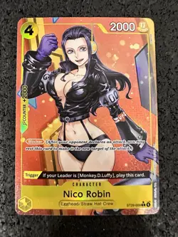 Nico Robin ST29-009 Full Art Alt Starter Deck 29 Egghead One Piece English - Image 1
