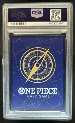 2026 One Piece Azure Sea's Seven Dracule Mihawk Manga Alt Art #OP14-119 PSA 10 - Image 2