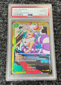 2022 One Piece Yamato #121 Romance Dawn PSA 10 GEM MINT - Image 1