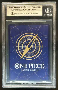 2025 One Piece Treasure Cup Top 64 Prize Promo Monkey D Luffy #OP12-015 BGS 9 - Image 2