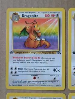 1999 Pokemon TCG Fossil - 1st Edition - Your Pick - Multi Discount - Excellent - Image 4