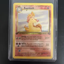 1999 Pokemon Jungle - 44/64 Rapidash 1st Edition LP - Image 1