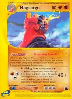 Magcargo - 18/144 - Pokemon Skyridge Non-Holo Card MP - Image 1