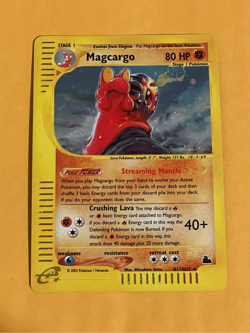 2003 Pokemon Skyridge Magcargo Holo Rare #H17/H32 NM Near Mint - Image 1