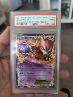 PSA 9 MINT Mewtwo EX - 54/99 - Pokemon Celebrations - Classic Collection - Image 1
