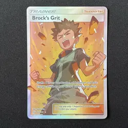 Brock's Grit 172/181 Team Up Full Art Pokemon Card - Image 2