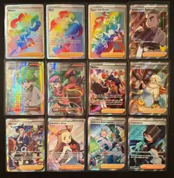Pokemon TCG Card Lot - 64 Full Art Cards - NEAR MINT - Mid Era And Modern Holos - Image 1