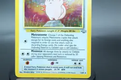 Pokemon TCG Clefable Holo Rare Card Base Set 1/64 Jungle - Image 3