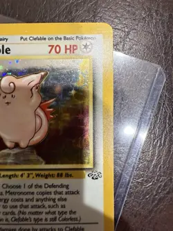 Pokemon TCG Clefable Holo Unlimited Rare Card Jungle Base Set 1/64 - Image 3