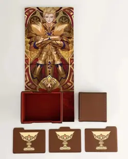 Mana Moon Gilgamesh Fate Kings of Providence Faux Leather Dicewinder Deck Box - Image 1