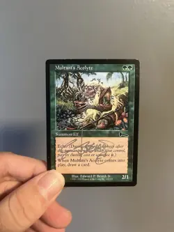 Multani's Acolyte Urza's Legacy Signed Artist Proof Numbered MTG - Image 1