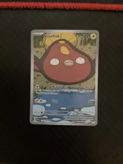 Pokemon Stunfisk 118/086 Sv: White Flare Holo NM NEAR MINT - Image 1