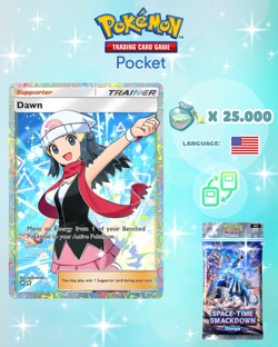 Pokemon TCG Pocket - Dawn Trainer Full Art Card (English) - Image 1