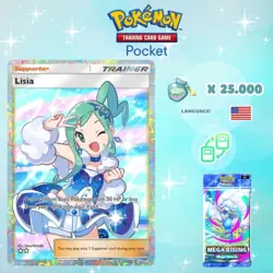 Pokemon TCG Pocket - Lisia Full Art Card (English) - Image 1