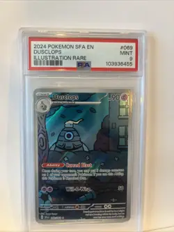 2024 POKEMON SFA EN-SHROUDED FABLE ILLUSTRATION RARE #069 DUSCLOPS PSA 9 - Image 1