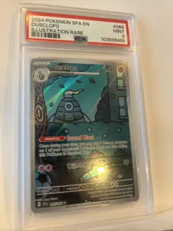 2024 POKEMON SFA EN-SHROUDED FABLE ILLUSTRATION RARE #069 DUSCLOPS PSA 9 - Image 3
