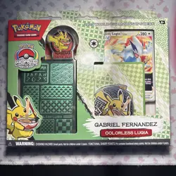 POKEMON 2023 WORLD CHAMPIONSHIP Gabriel Fernandez (Colorless Lugia) New Sealed - Image 1